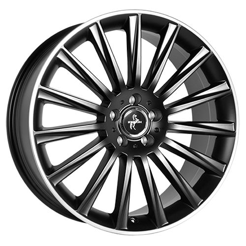 KESKIN KT18 TURBO matt black lip polished 8.5Jx19 5x112 ET45