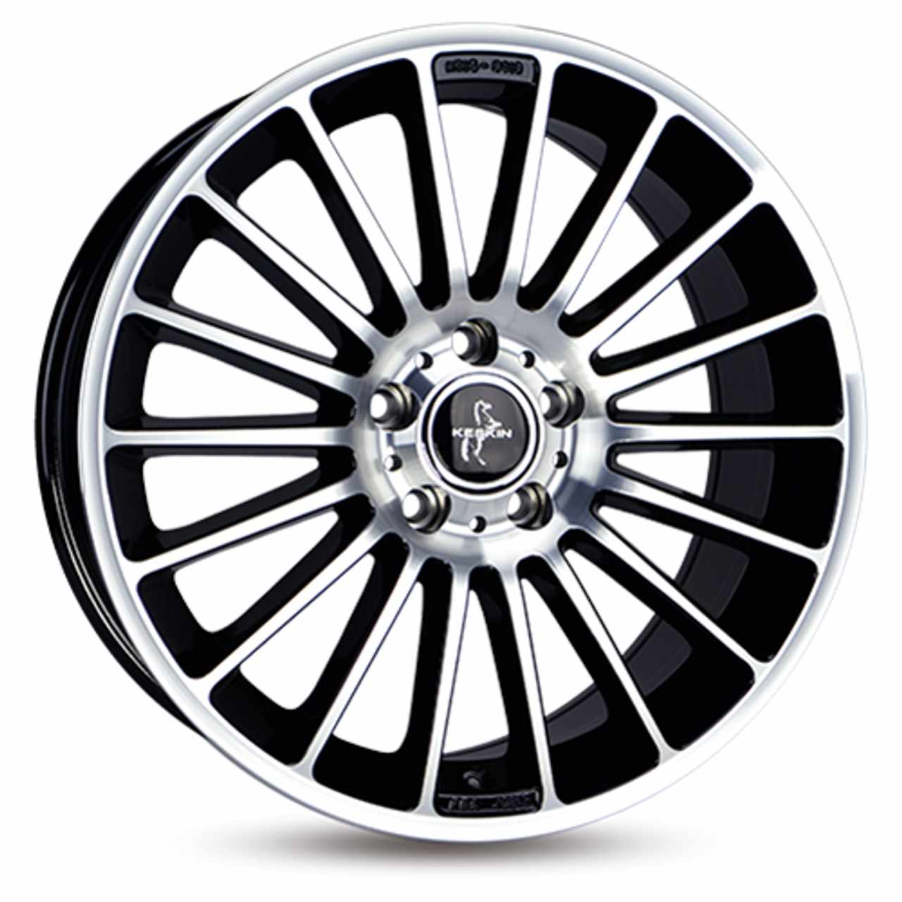 KESKIN KT15 SPEED black front polished 8.0Jx18 5x112 ET45