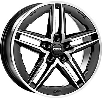 CMS C29-AERO diamond black gloss 7.5Jx18 5x112 ET50