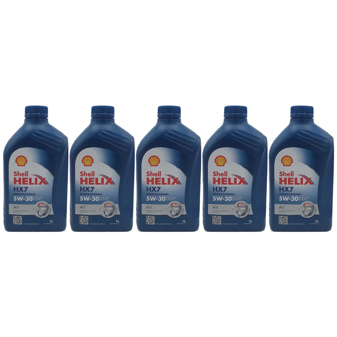 Shell Helix HX7 Professional AV 5W-30 5x1 Liter