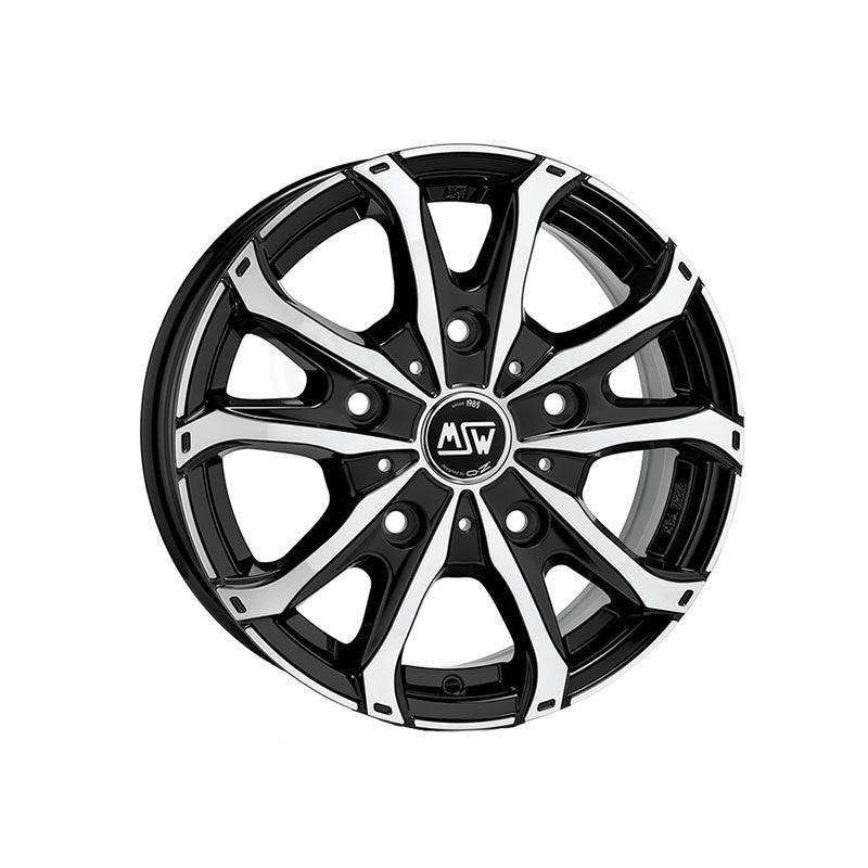 MSW Msw 48 van Gloss black full polished 7x17 5x118 ET68