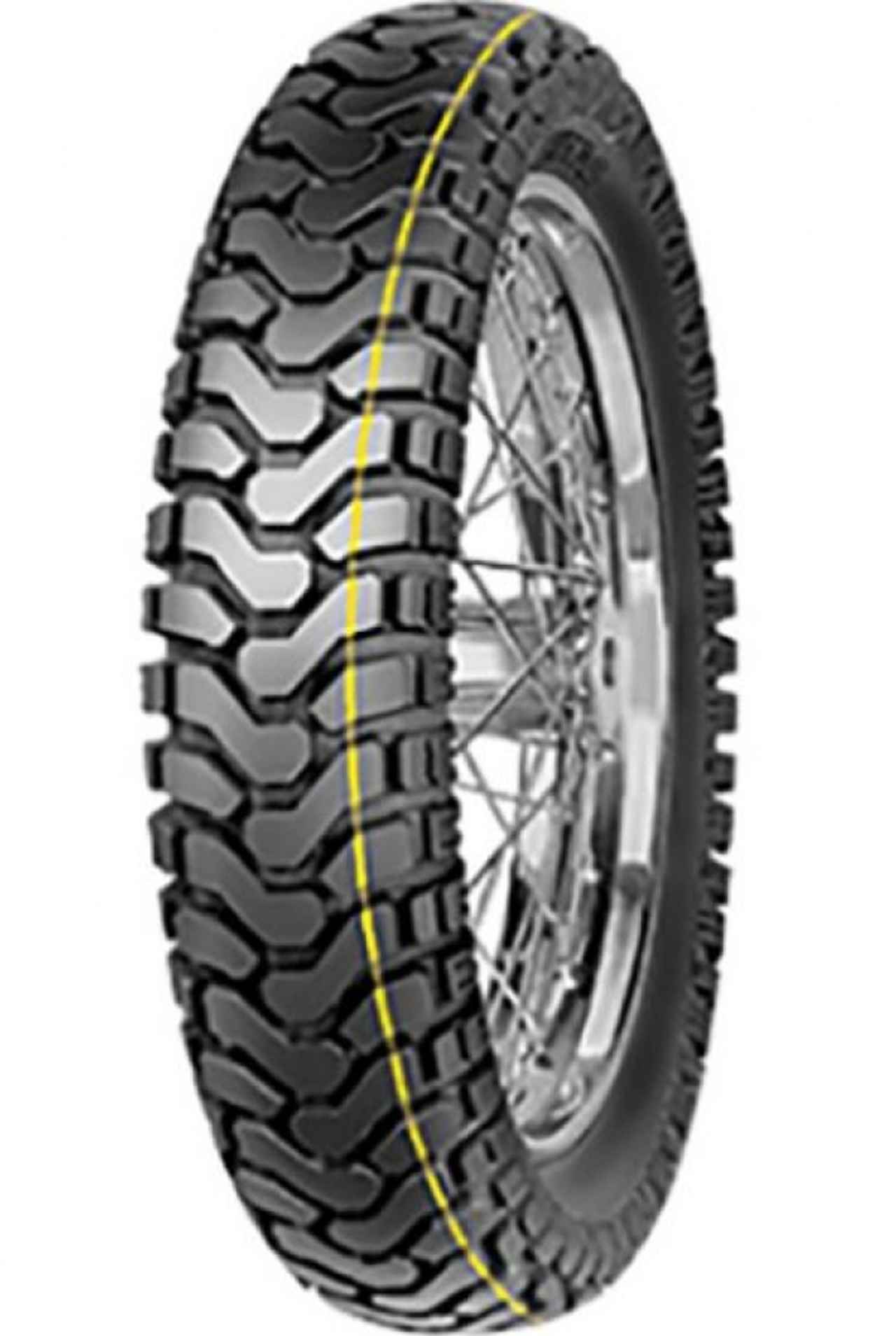 MITAS E-07 DAKAR (YELLOW) REAR 140/80 - 18 M/C TL 70T REAR M+S