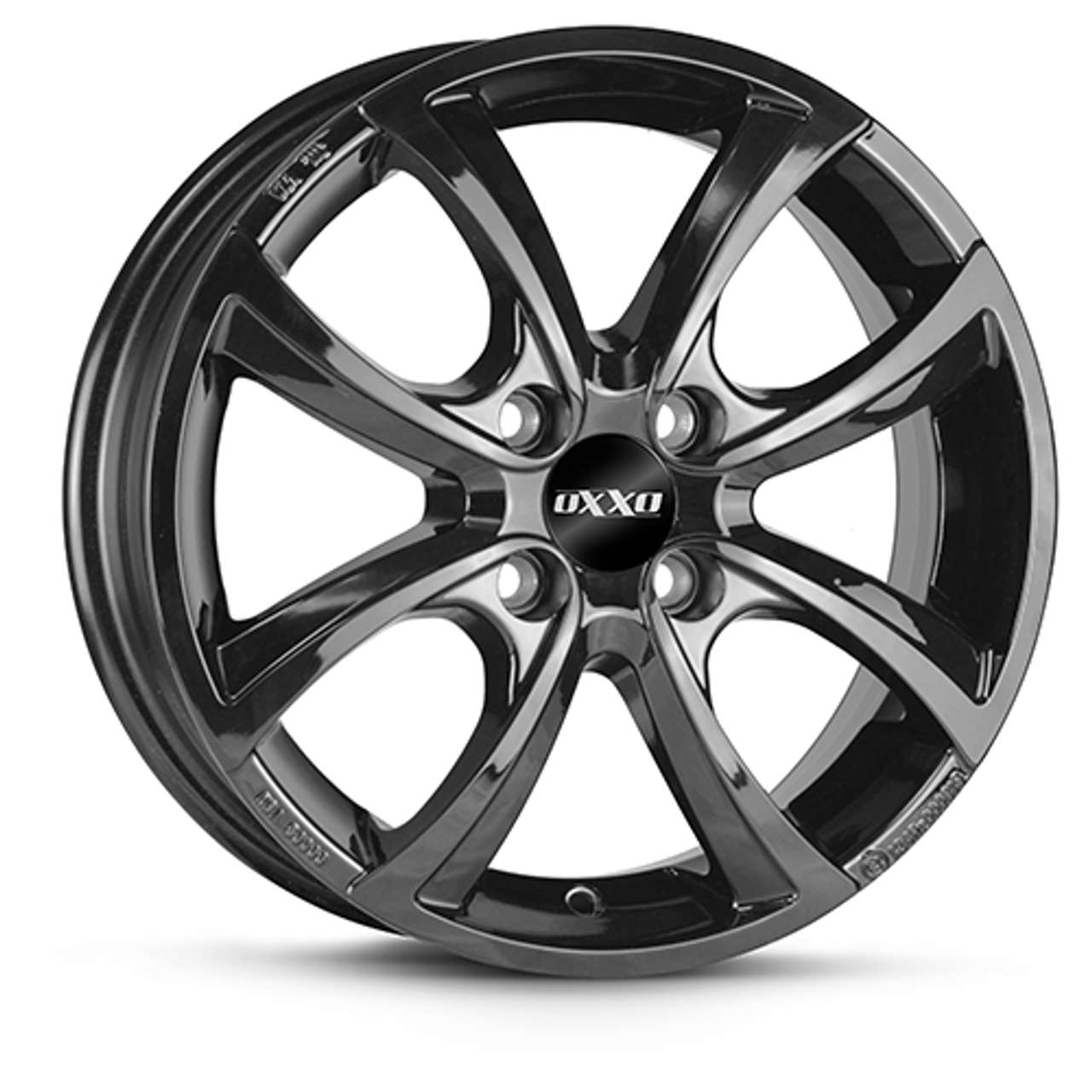 OXXO WHEELS TELESTO GLOSSY BLACK schwarz 5.5Jx15 4x100 ET42