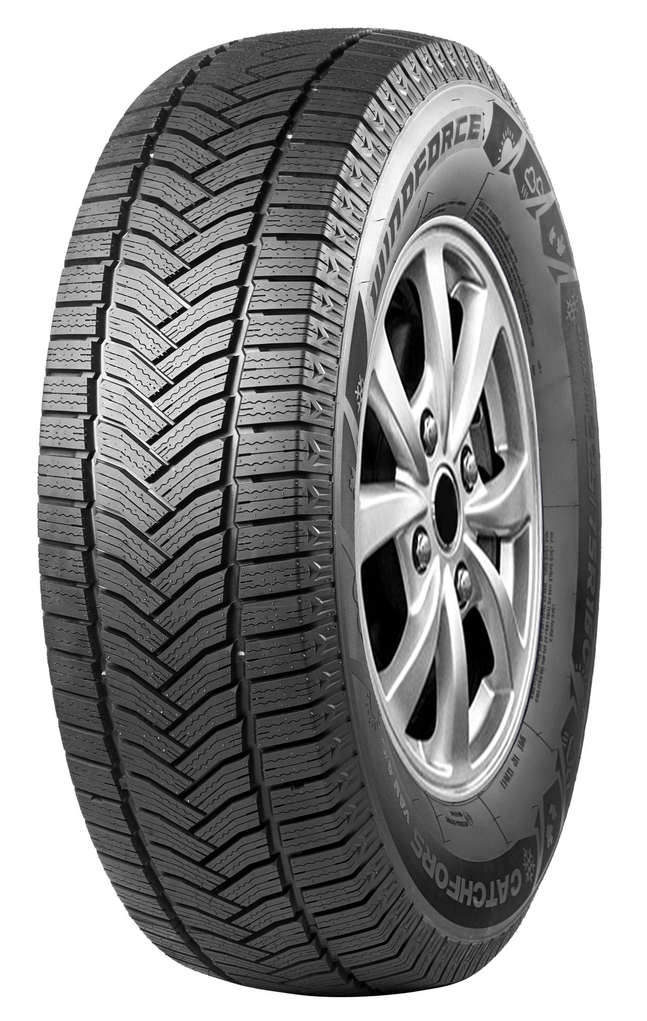 WINDFORCE CATCHFORS VAN A/S 195/60R16C 99H BLK