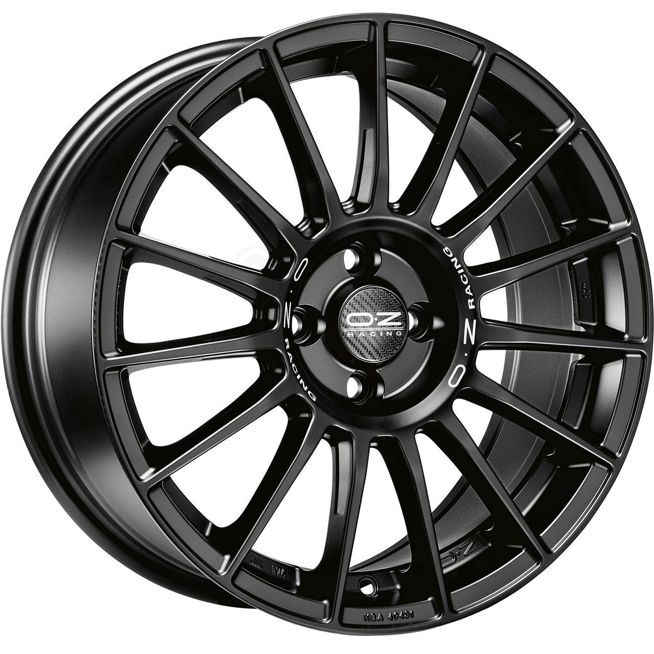 OZ Racing Superturismo lm Matt black + silver lettering 8.5x19 5x112 ET38