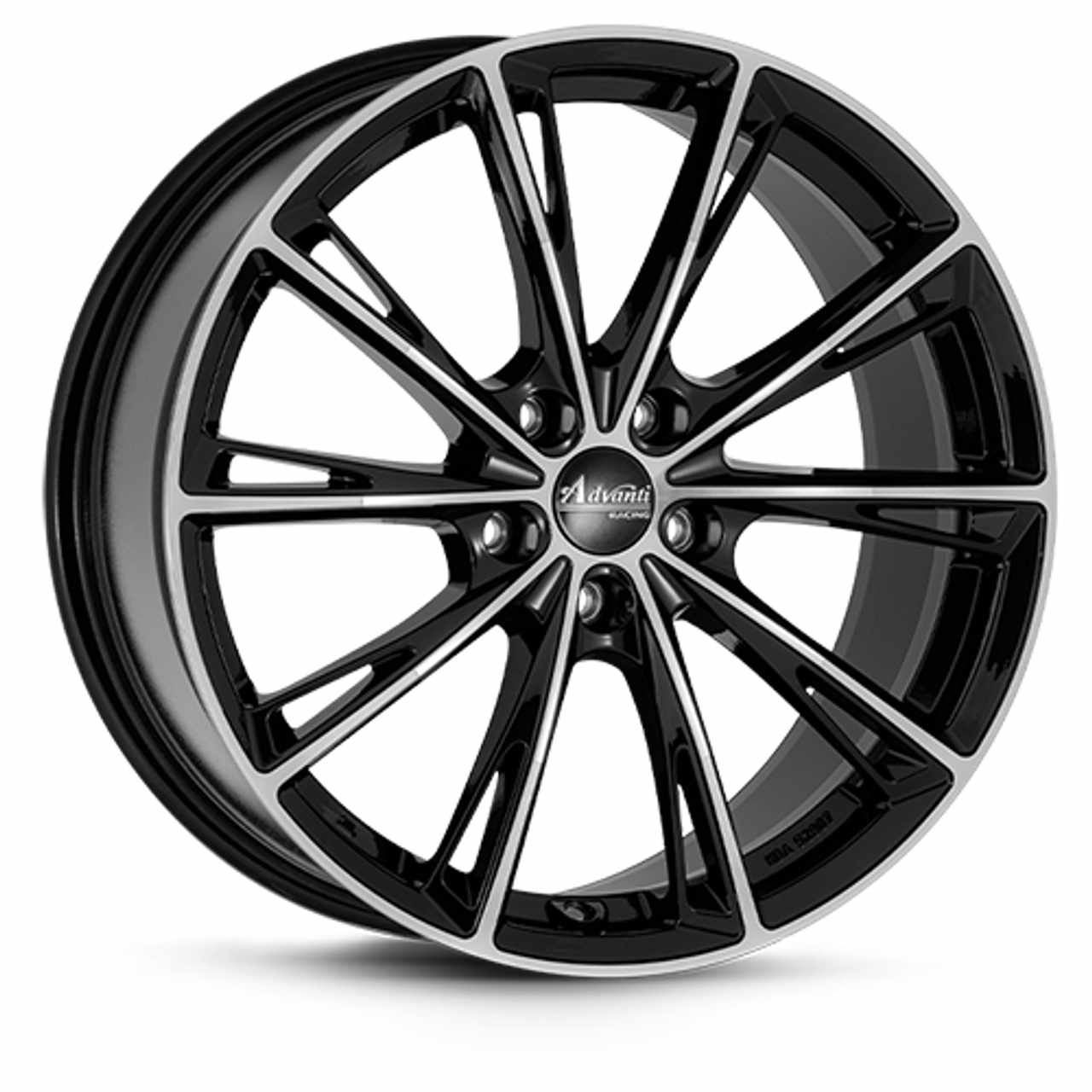 OXXO WHEELS PREDATOR BLACK black polished 7.5Jx17 5x112 ET45