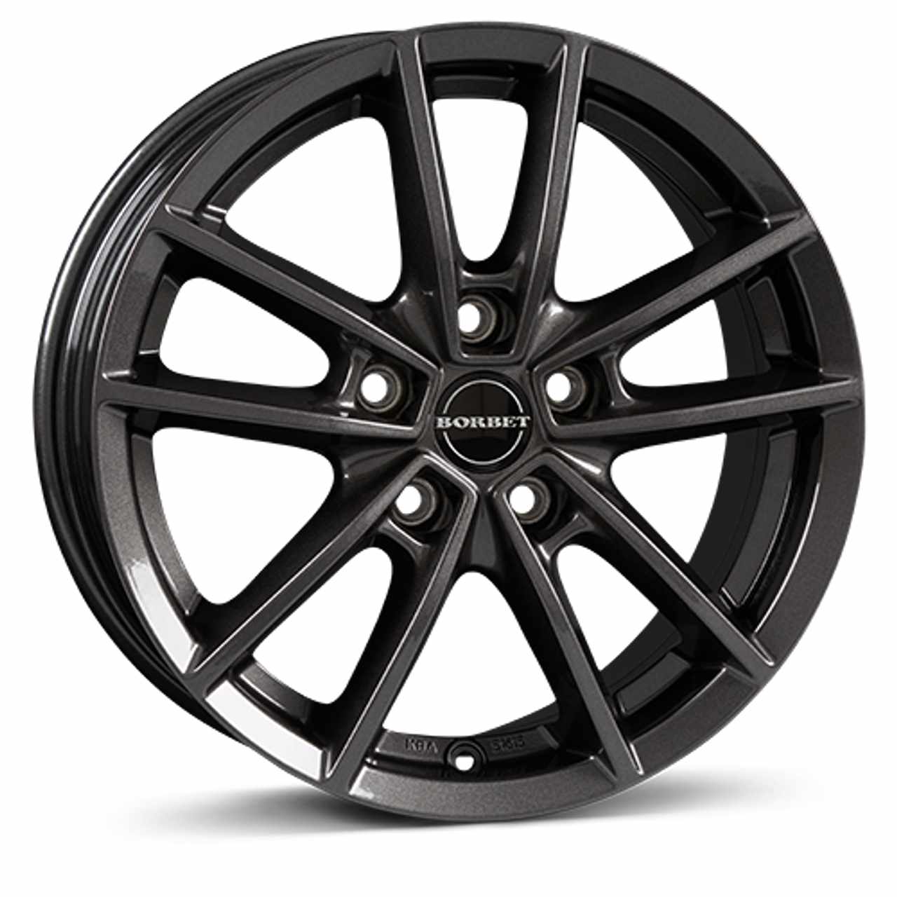 BORBET DESIGN W mistral anthracite glossy 7.0Jx17 5x108 ET50