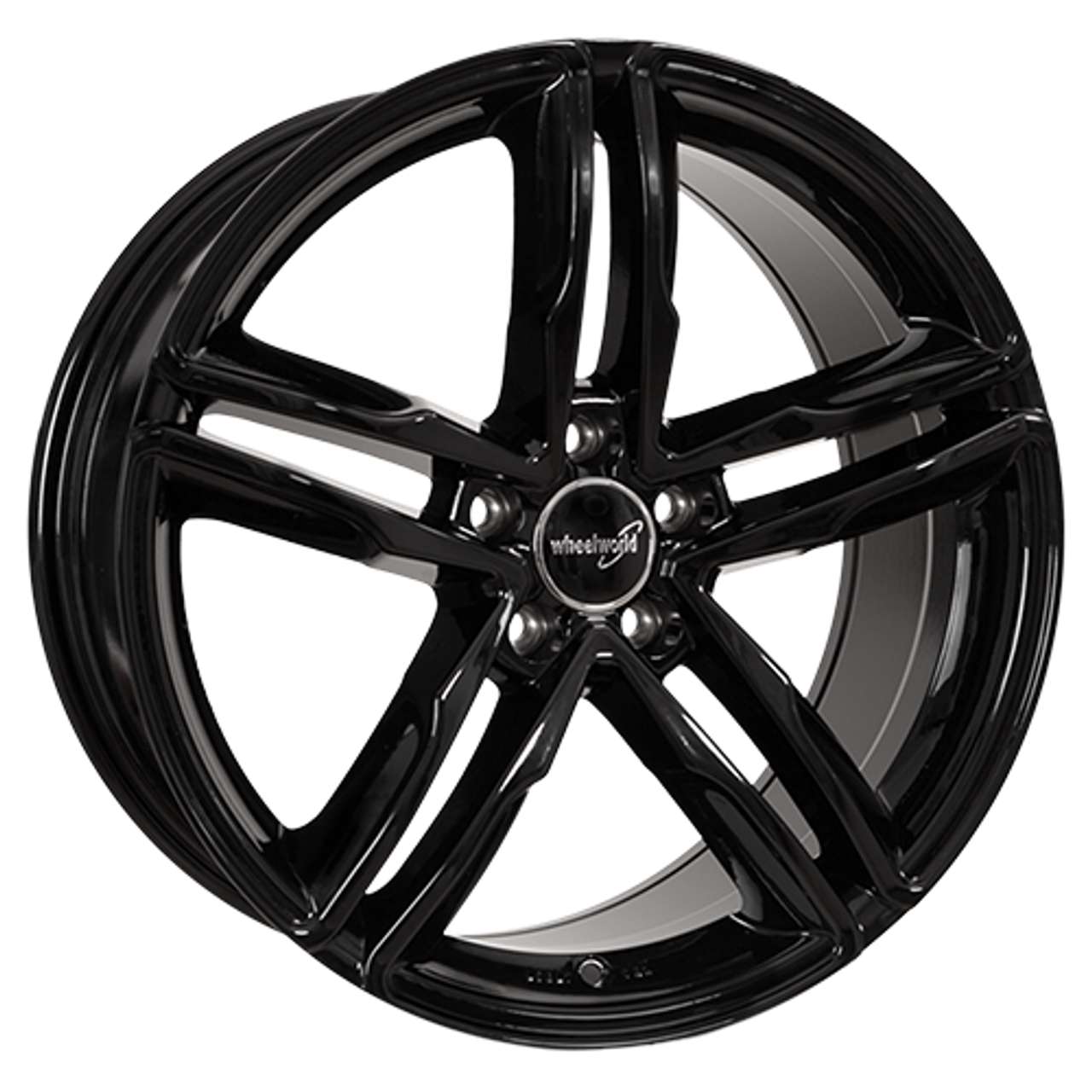 WHEELWORLD-2DRV WH11 schwarz glänzend lackiert 8.0Jx18 5x112 ET26