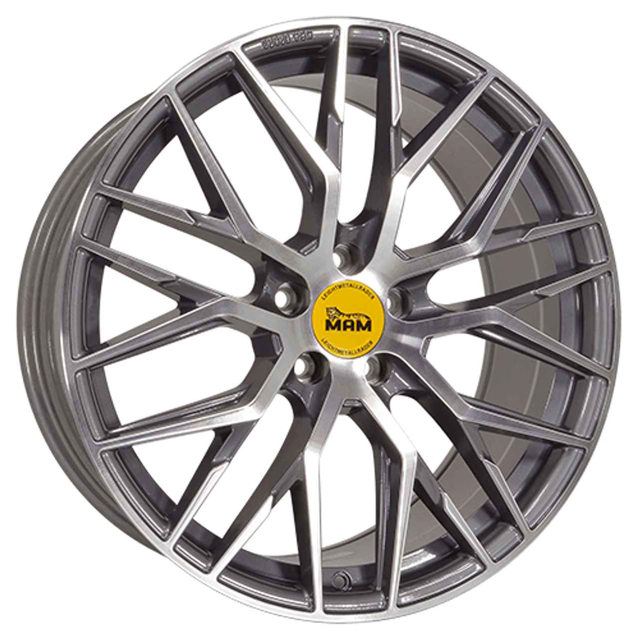 MAM MAM RS4 palladium front polished 7.5Jx17 5x112 ET35