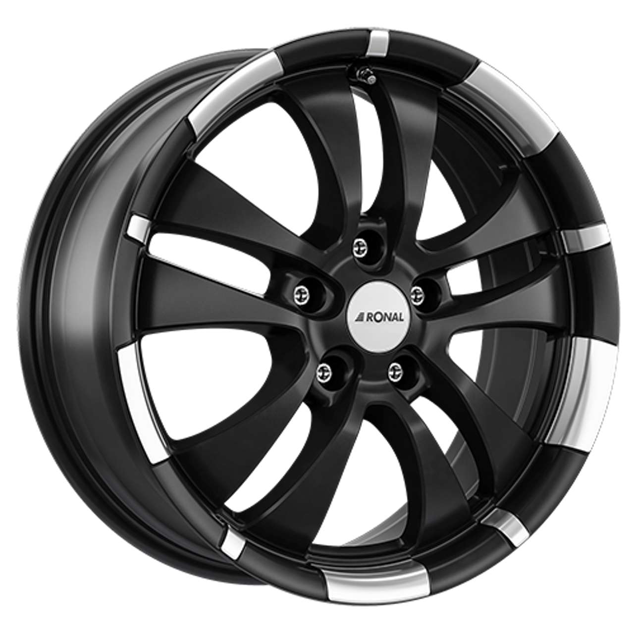 RONAL RONAL R59-5 jetblack-matt-hornkopiert 7.0Jx16 5x114.3 ET40