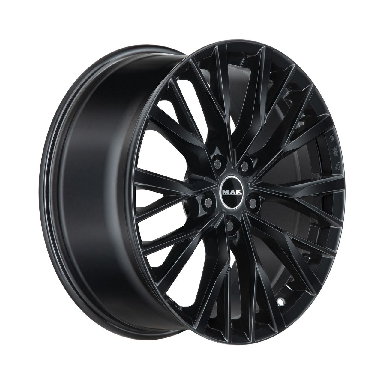 MAK KENT gloss black 9.0Jx22 5x108 ET35