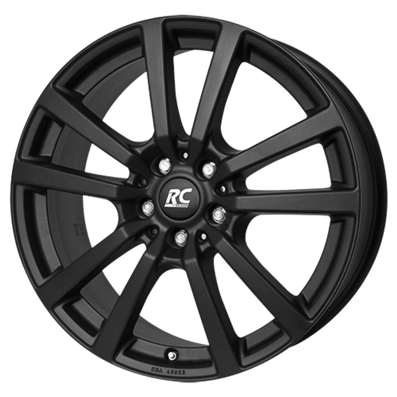 RC-DESIGN RC25 schwarz klar matt (skm) 7.5Jx17 5x112 ET51