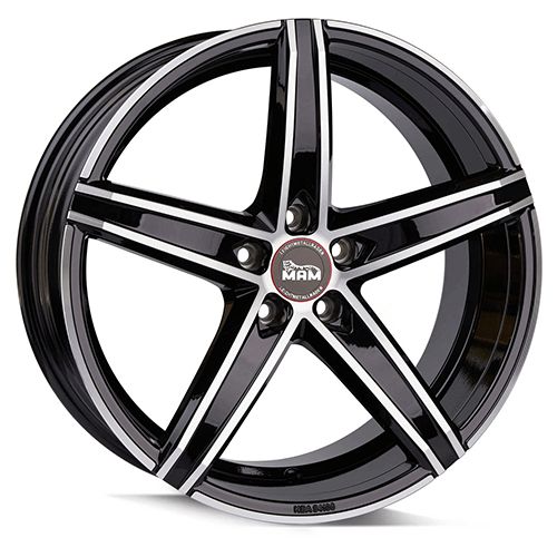 MAM MAM OX-18 black front polished 8.5Jx19 5x120.3 ET35