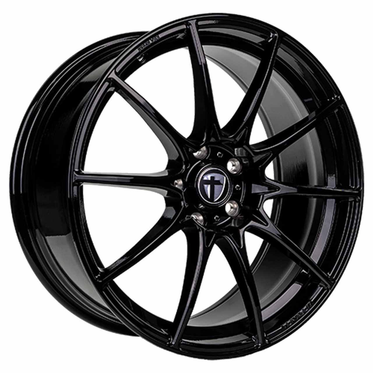 TOMASON TN25 SUPERLIGHT black painted 8.0Jx18 5x114.3 ET45