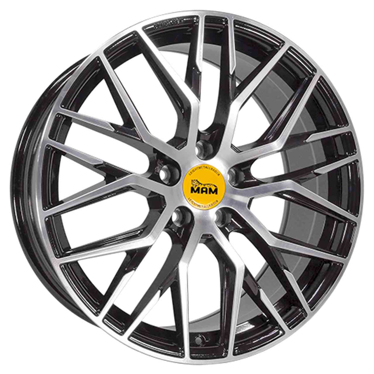 MAM MAM RS4 black front polished 8.0Jx18 5x114.3 ET40