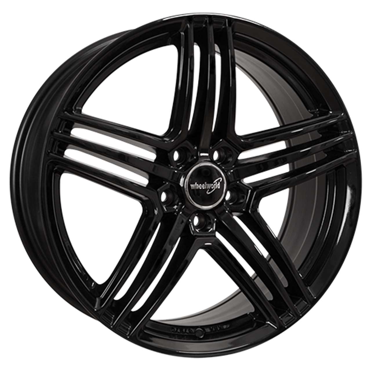 WHEELWORLD-2DRV WH12 black glossy painted 7.5Jx17 5x112 ET45