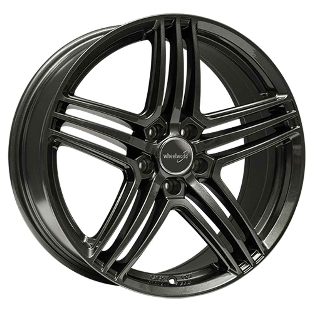 WHEELWORLD-2DRV WH12 Dark gunmetal full painted 7.5Jx17 5x112 ET35